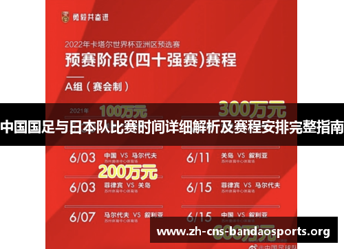 中国国足与日本队比赛时间详细解析及赛程安排完整指南 中国国足与日本队比赛时间详细解析及赛程安排完整指南